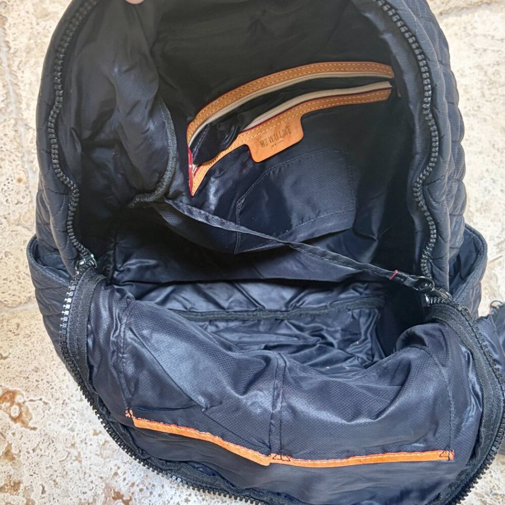 MZ Wallace Quilted Black Metro Backpack Deluxe - Picture 4 of 7